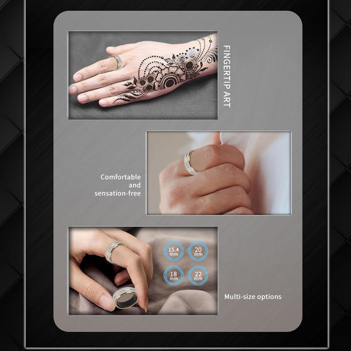 Yoidesu Smart Ring Health Fitness Heart Rate Smart Ring IP68 Water Resistant