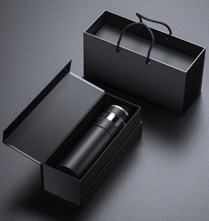 Stainless Steel Smart Insulation Mug Double Layer Glass