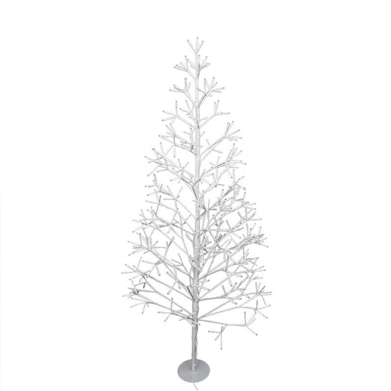 LED Christmas Tree Pre-Lit 9ft, Outdoor/Indoor Artificial Tree with Warm White Fairy Lights for Holiday Home Decor