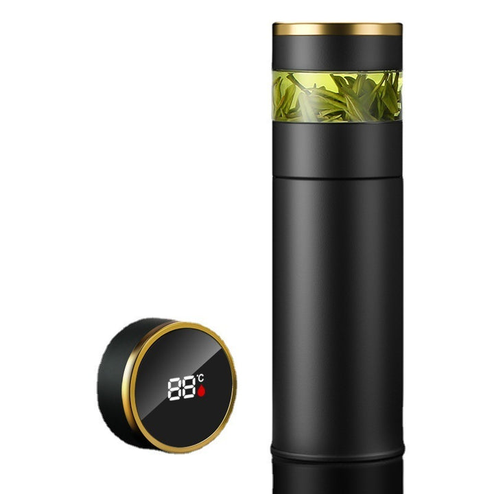 Stainless Steel Smart Insulation Mug Double Layer Glass